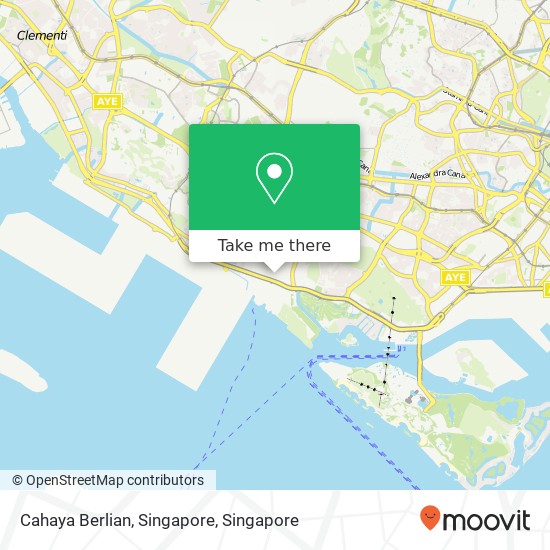 Cahaya Berlian, Singapore map