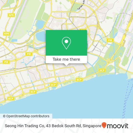 Seong Hin Trading Co, 43 Bedok South Rd map