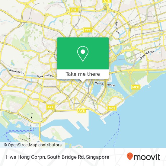 Hwa Hong Corpn, South Bridge Rd map