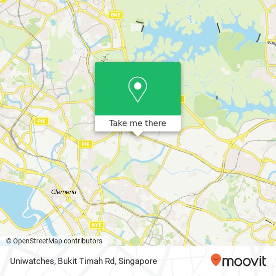 Uniwatches, Bukit Timah Rd map