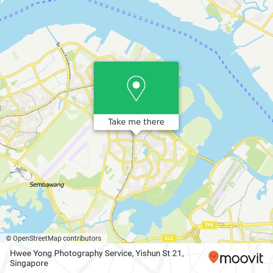 Hwee Yong Photography Service, Yishun St 21 map