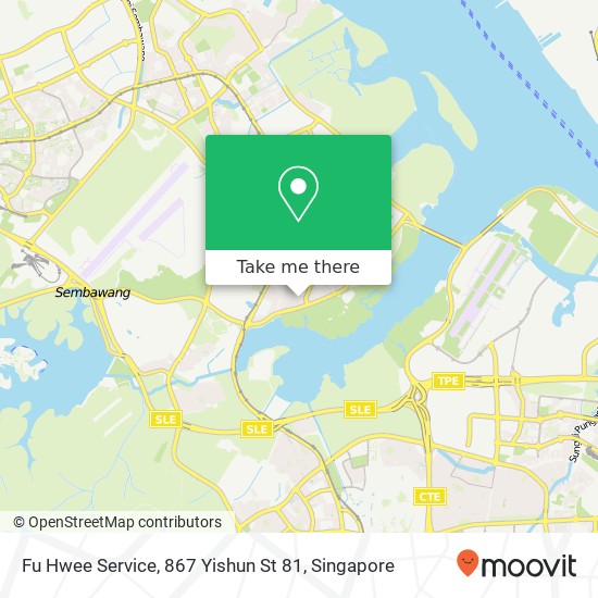 Fu Hwee Service, 867 Yishun St 81 map