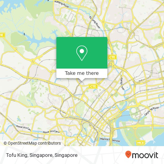 Tofu King, Singapore map