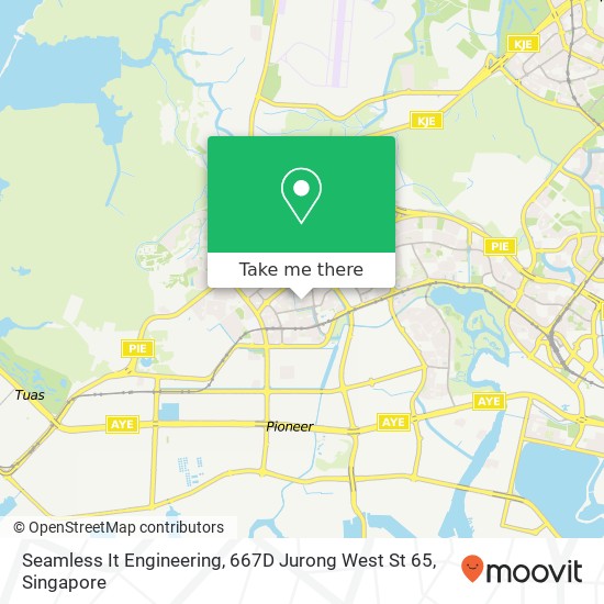 Seamless It Engineering, 667D Jurong West St 65地图