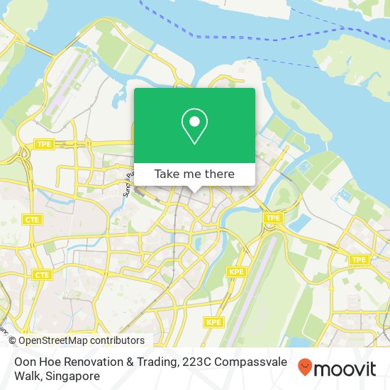 Oon Hoe Renovation & Trading, 223C Compassvale Walk map