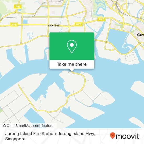 Jurong Island Fire Station, Jurong Island Hwy map