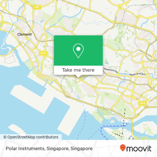 Polar Instruments, Singapore map