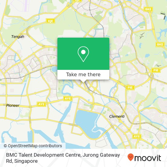 BMC Talent Development Centre, Jurong Gateway Rd map
