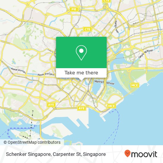 Schenker Singapore, Carpenter St map