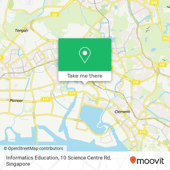 Informatics Education, 10 Science Centre Rd map