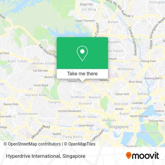 Hyperdrive International map