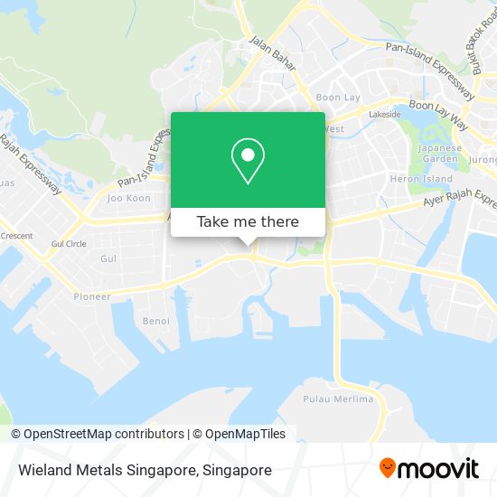 Wieland Metals Singapore map