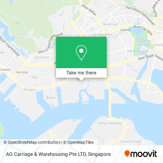 AG Carriage & Warehousing Pte LTD map