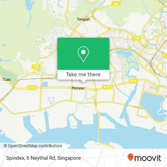 Spindex, 6 Neythal Rd地图