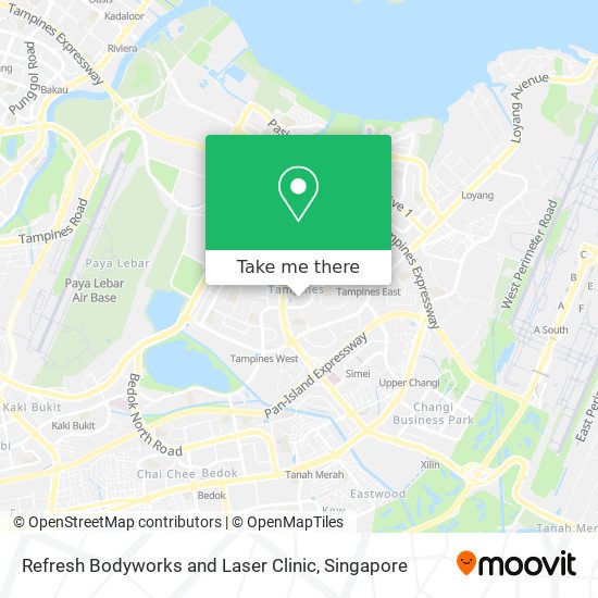 Refresh Bodyworks and Laser Clinic map