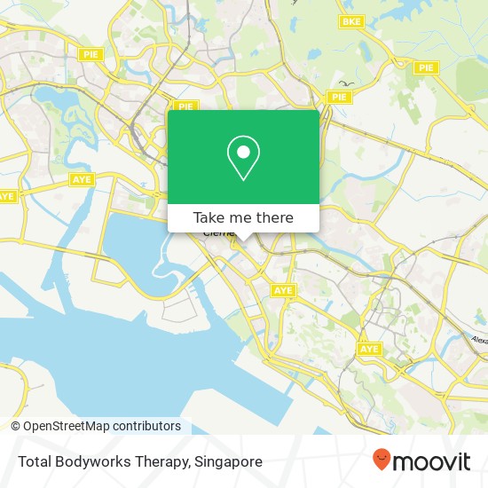 Total Bodyworks Therapy map