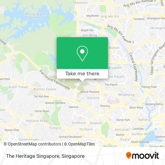 The Heritage Singapore map