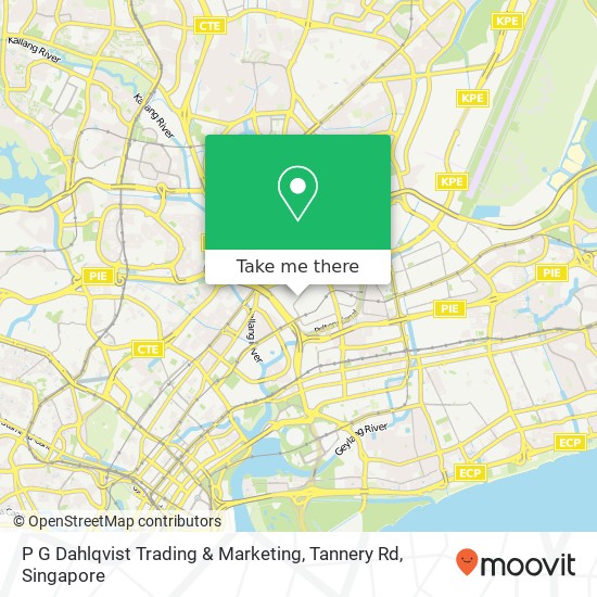 P G Dahlqvist Trading & Marketing, Tannery Rd map