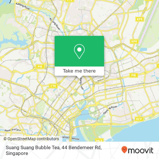 Suang Suang Bubble Tea, 44 Bendemeer Rd地图