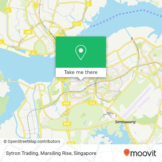 Sytron Trading, Marsiling Rise地图