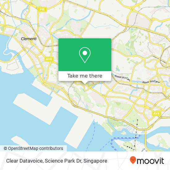 Clear Datavoice, Science Park Dr map