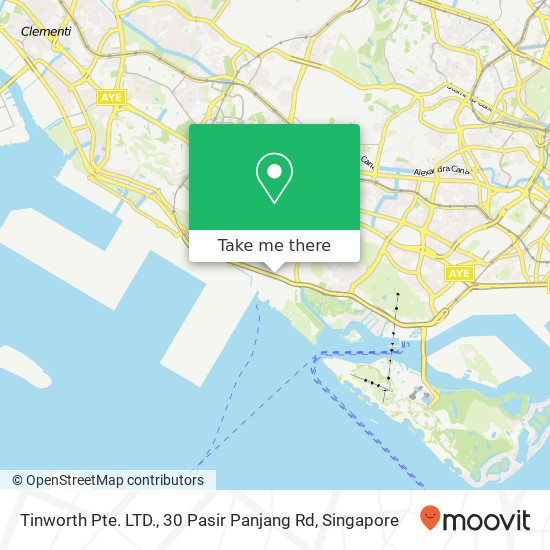 Tinworth Pte. LTD., 30 Pasir Panjang Rd地图