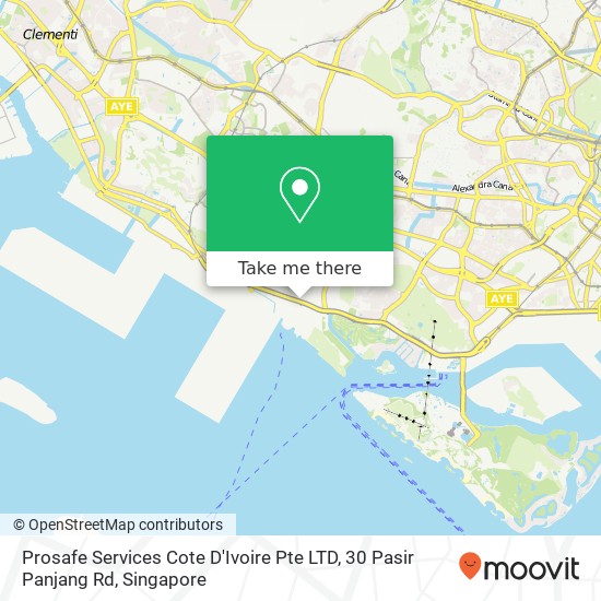 Prosafe Services Cote D'Ivoire Pte LTD, 30 Pasir Panjang Rd map