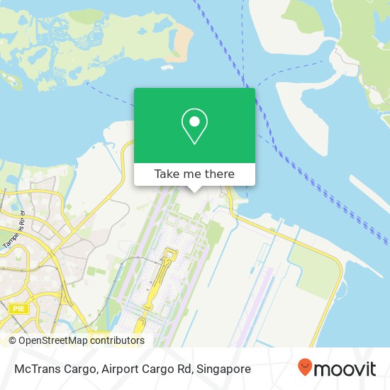 McTrans Cargo, Airport Cargo Rd map