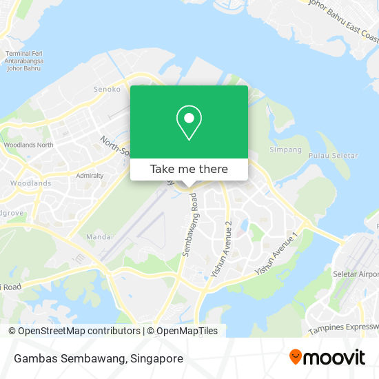 Gambas Sembawang map