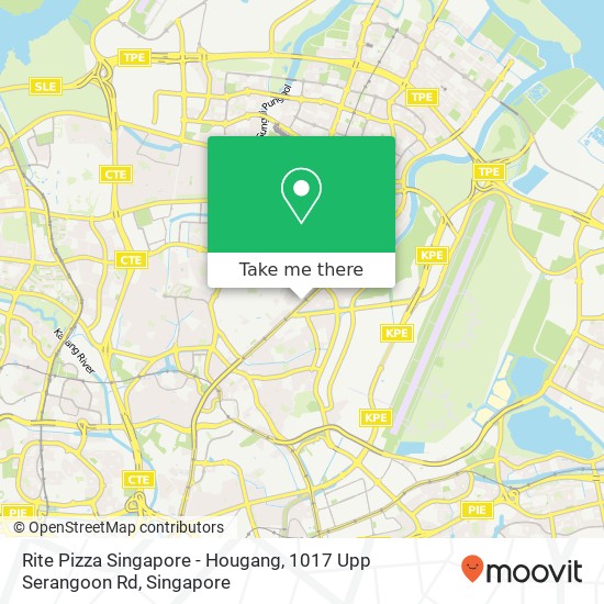 Rite Pizza Singapore - Hougang, 1017 Upp Serangoon Rd map