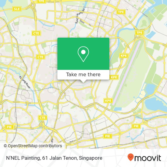 N'NEL Painting, 61 Jalan Tenon地图