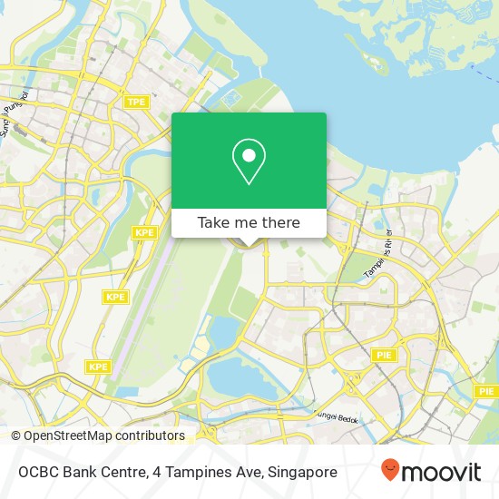 OCBC Bank Centre, 4 Tampines Ave地图