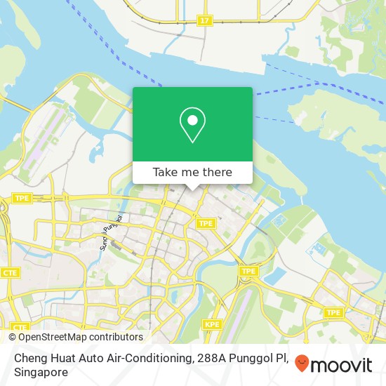 Cheng Huat Auto Air-Conditioning, 288A Punggol Pl地图