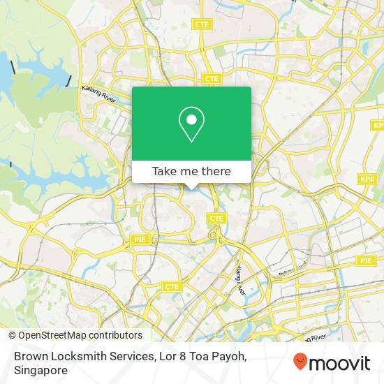 Brown Locksmith Services, Lor 8 Toa Payoh地图