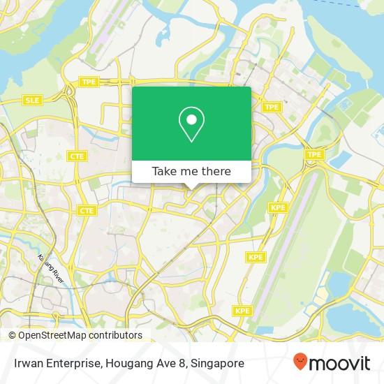 Irwan Enterprise, Hougang Ave 8地图