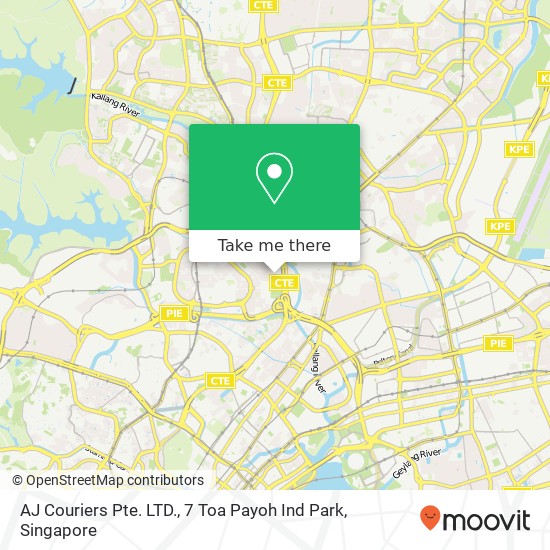 AJ Couriers Pte. LTD., 7 Toa Payoh Ind Park map