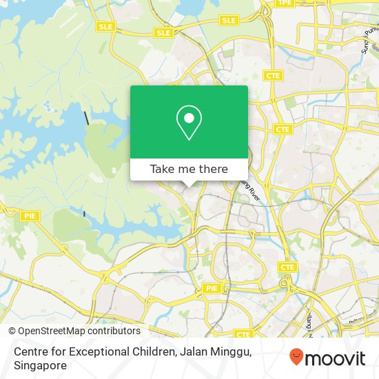 Centre for Exceptional Children, Jalan Minggu map