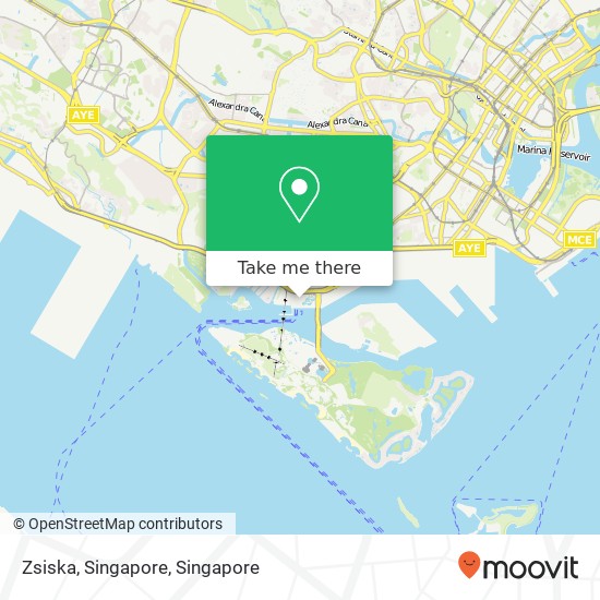 Zsiska, Singapore map