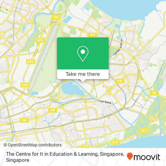 The Centre for It in Education & Learning, Singapore map