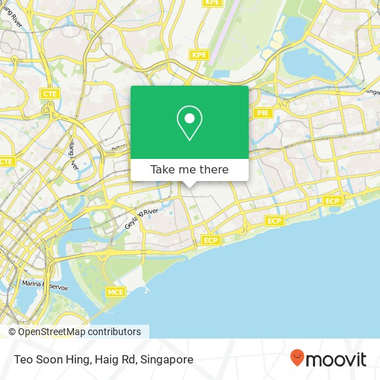 Teo Soon Hing, Haig Rd map