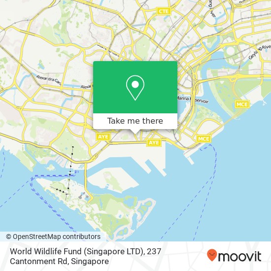 World Wildlife Fund (Singapore LTD), 237 Cantonment Rd map