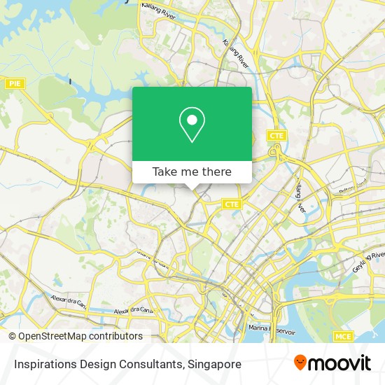 Inspirations Design Consultants map