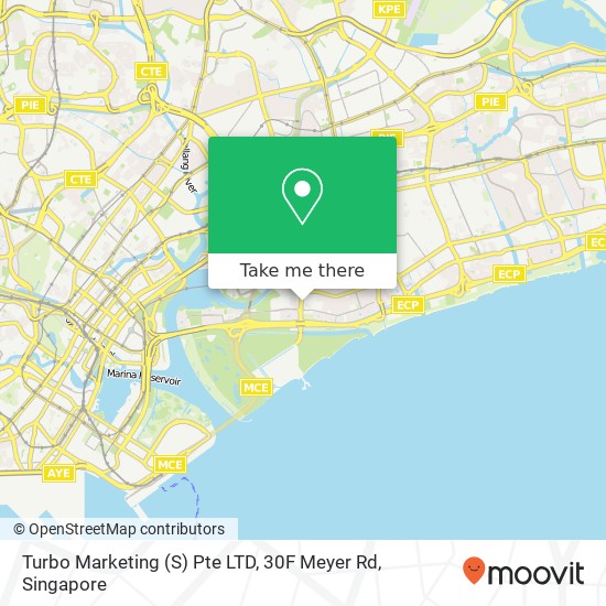 Turbo Marketing (S) Pte LTD, 30F Meyer Rd地图