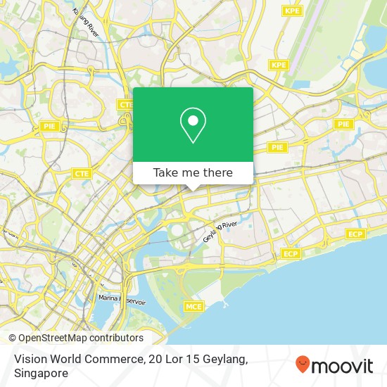 Vision World Commerce, 20 Lor 15 Geylang map