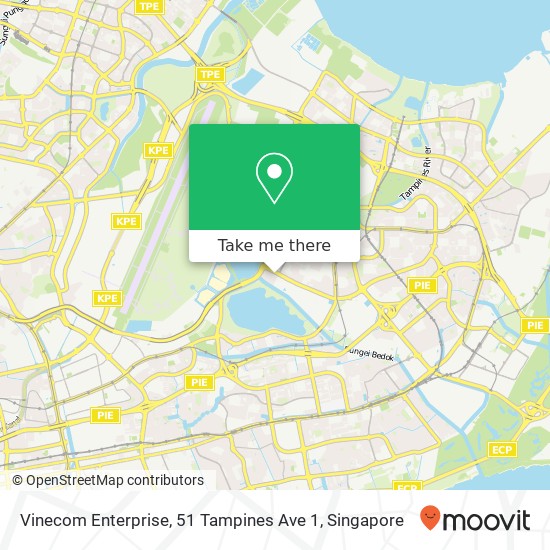 Vinecom Enterprise, 51 Tampines Ave 1 map