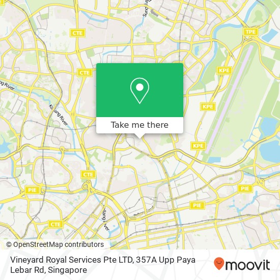 Vineyard Royal Services Pte LTD, 357A Upp Paya Lebar Rd map