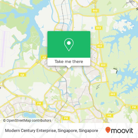 Modern Century Enterprise, Singapore地图