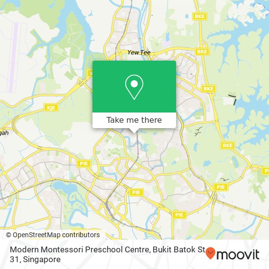 Modern Montessori Preschool Centre, Bukit Batok St 31 map