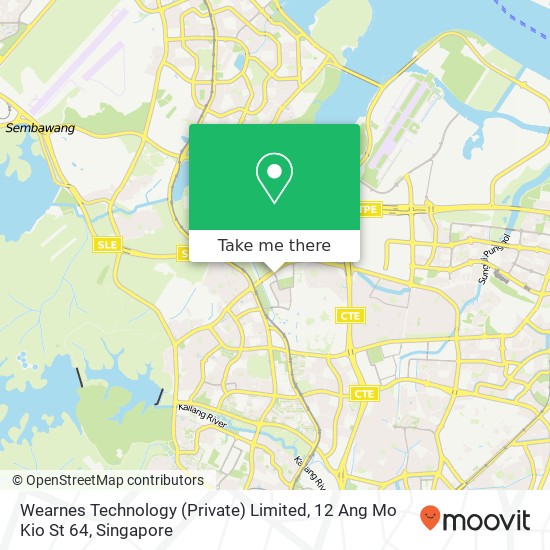 Wearnes Technology (Private) Limited, 12 Ang Mo Kio St 64地图