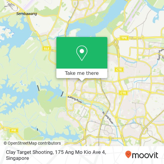 Clay Target Shooting, 175 Ang Mo Kio Ave 4 map